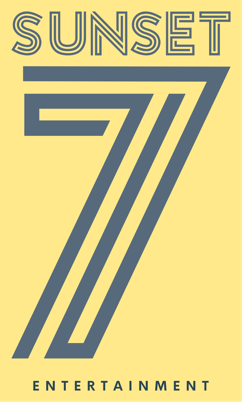 Company logo for Sunset 7 Entertainment